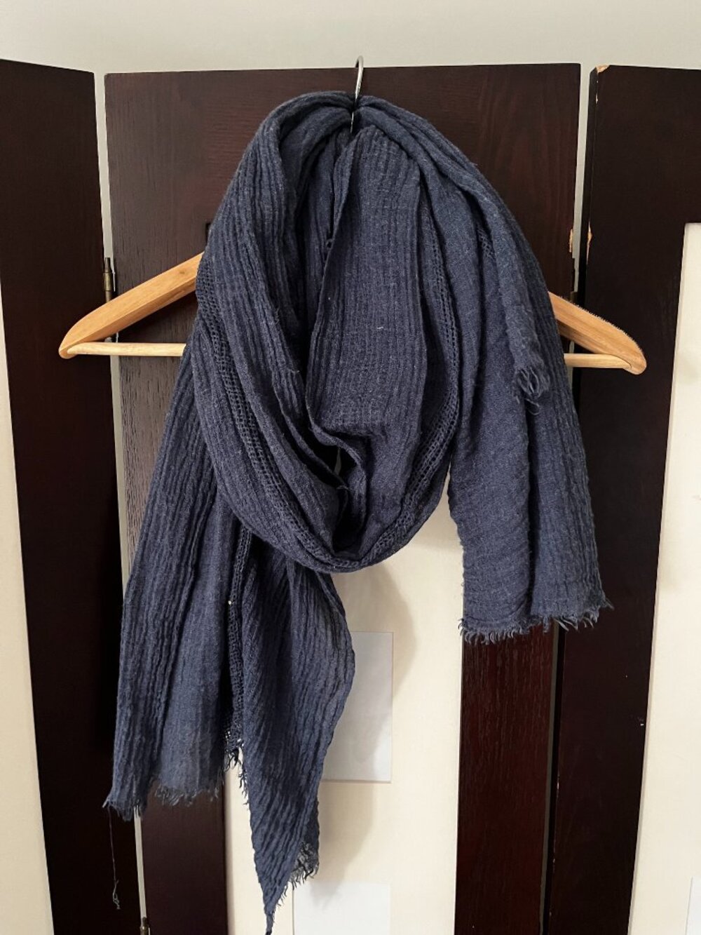Fat Face Lightweight Textured Cotton Scarf